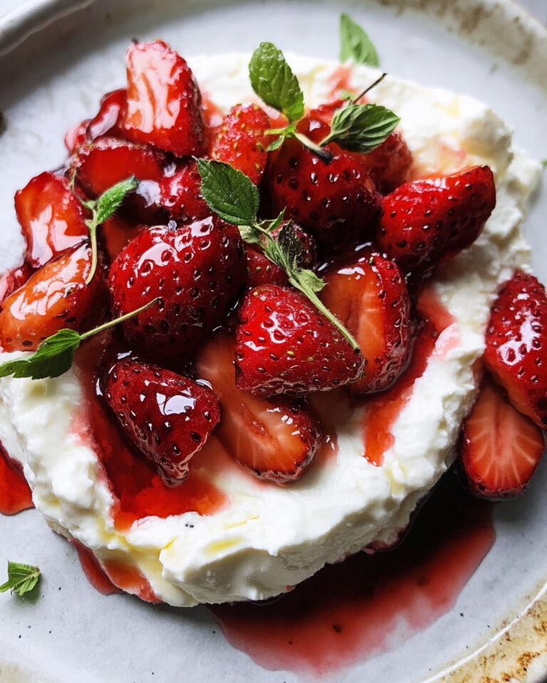 Whipped Feta with Roasted Strawberries