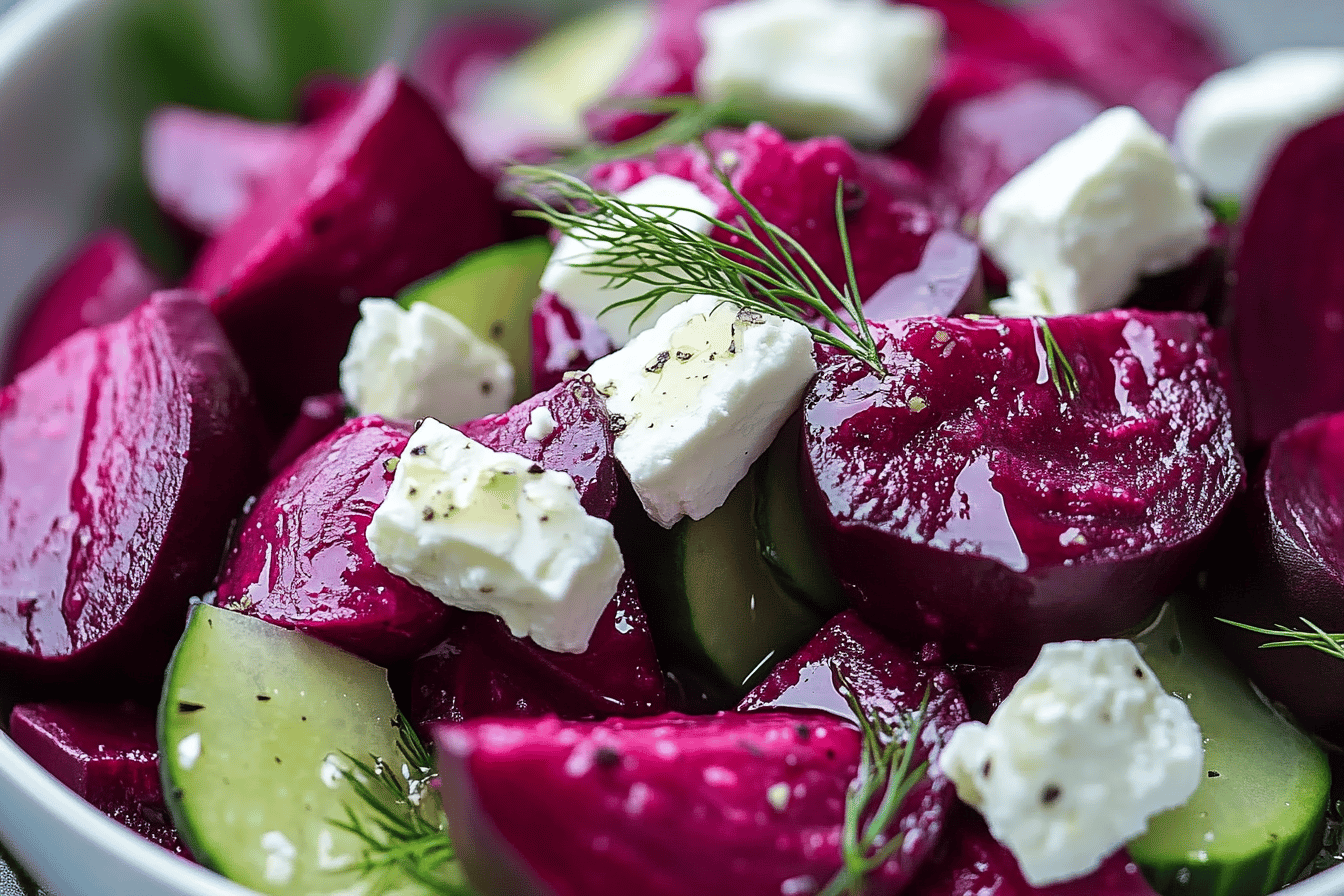 Beet Salad with Feta and Dill