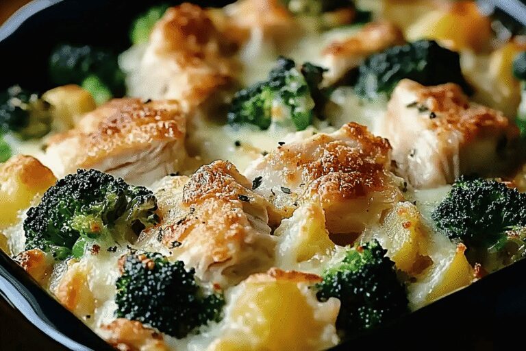 Chicken Potato Broccoli Casserole