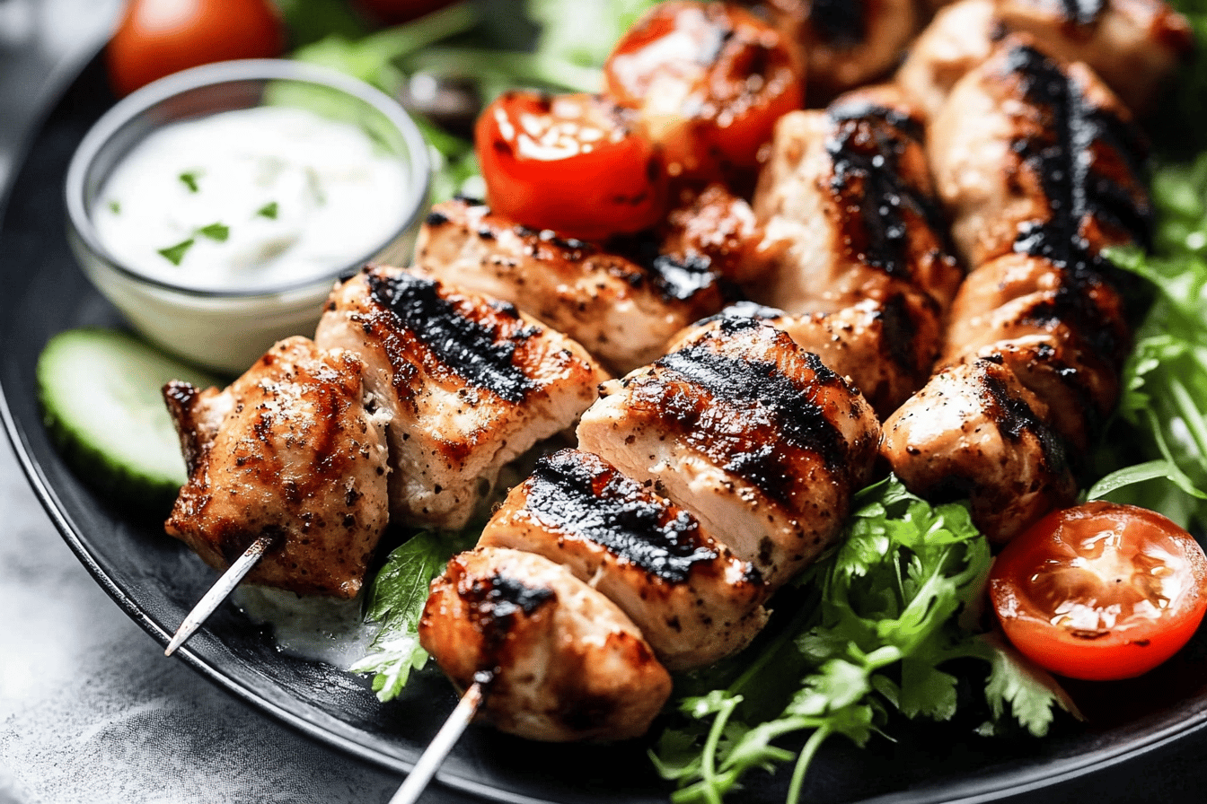 Grilled Chicken with Yogurt Sauce