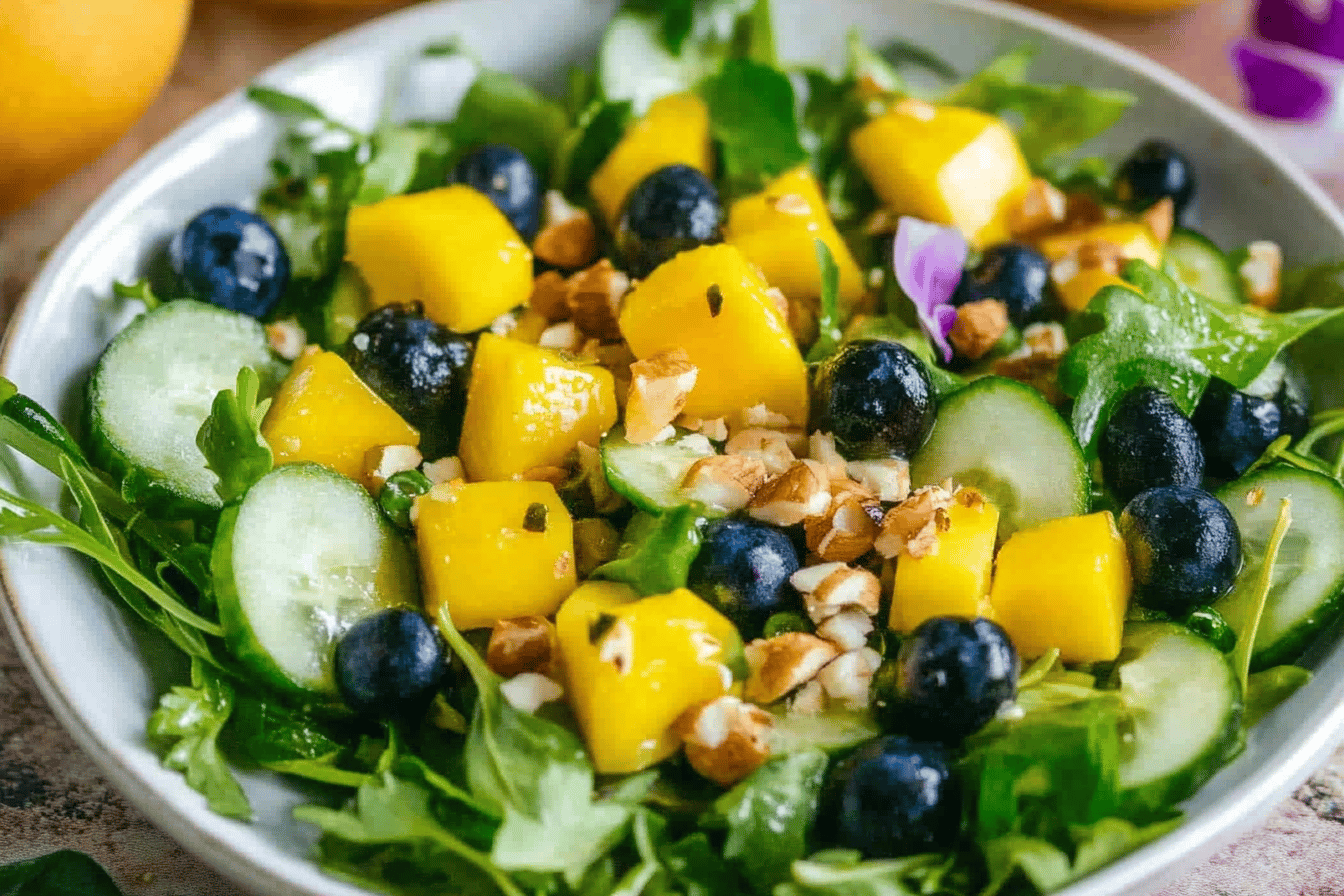 Mango Cucumber Salad