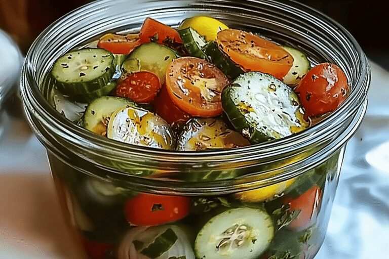 Marinated Cucumbers and Onions