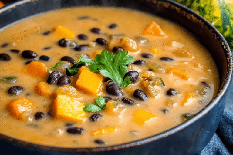 Pumpkin Black Bean Soup