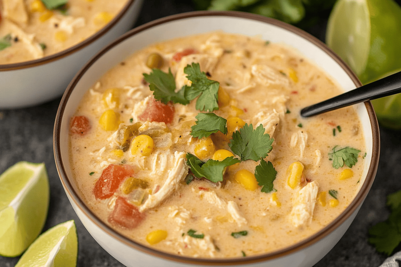 Slow Cooker Mexican Chicken Chowder