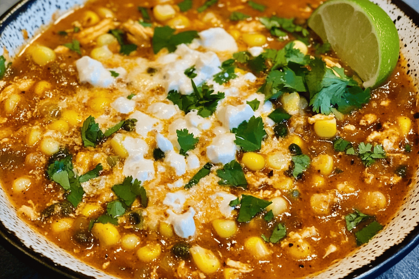 Street Corn Chicken Chili