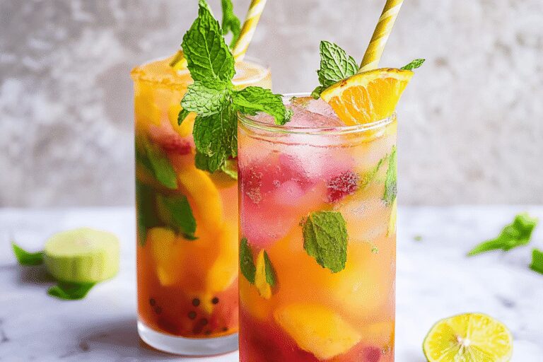 Tropical Mojito Mocktail