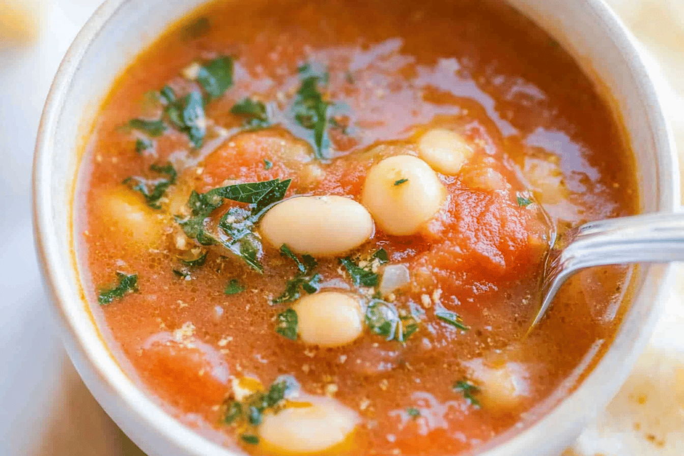 White Bean Tomato Soup