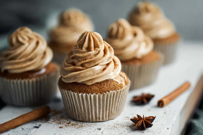 Brown Butter Dirty Chai Cupcakes