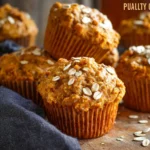 Healthy Pumpkin Oat Muffins