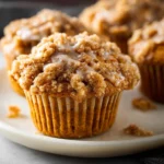 Pumpkin Crumb Cake Muffins