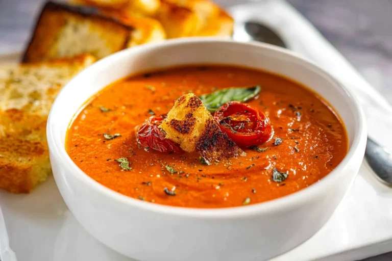 Roasted Tomato Basil Soup