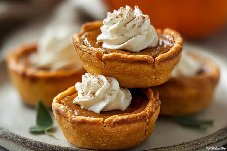 Adorable Mini Pumpkin Pies