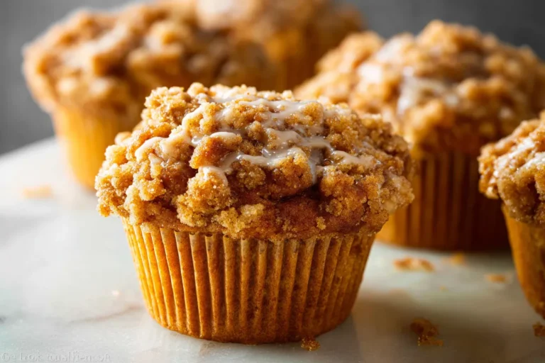 Bakery Style Pumpkin Crumb Muffins