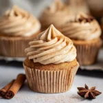 Brown Butter Chai Cupcakes with Spiced Frosting