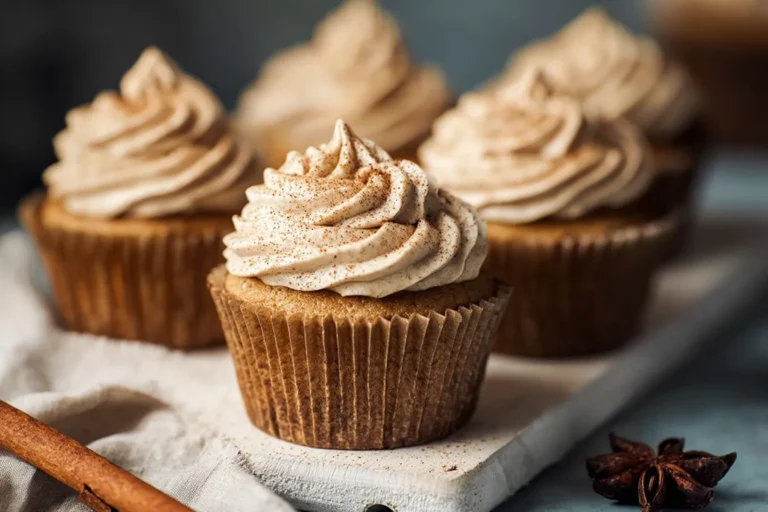 Brown Butter Dirty Chai Cupcakes