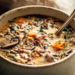 Cozy Autumn Wild Rice Soup