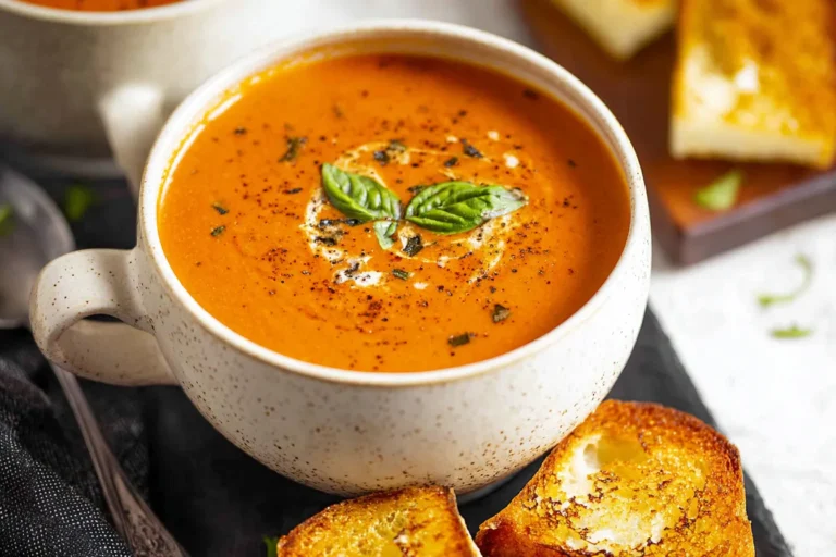 Creamy Roasted Tomato Basil Soup