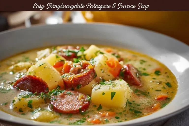 Easy German Potato and Sausage Soup
