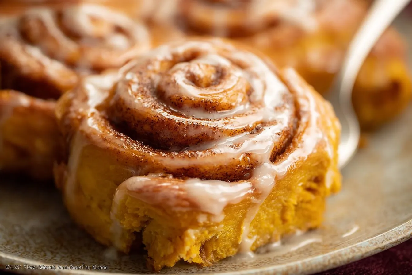 Easy Homemade Pumpkin Cinnamon Rolls