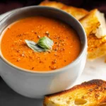 Easy Homemade Roasted Tomato Basil Soup