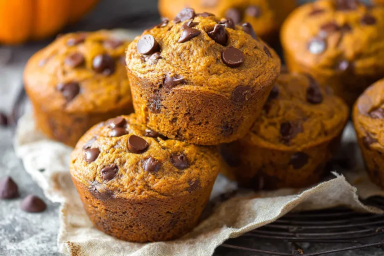 Easy Pumpkin Chocolate Chip Muffins