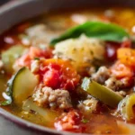 Ground Turkey Vegetable Soup