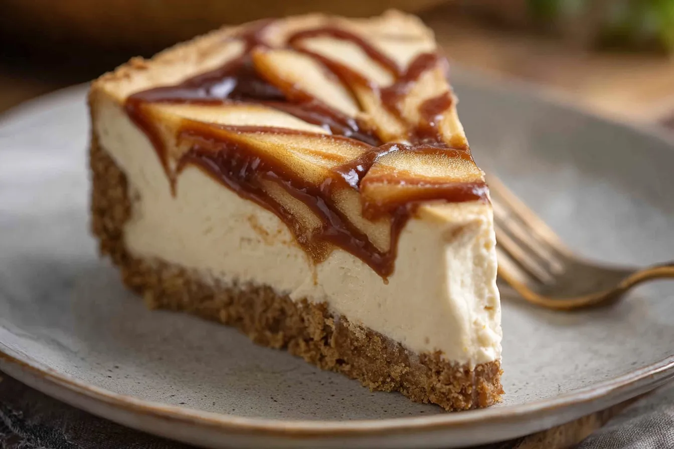 No Bake Apple Butter Cheesecake