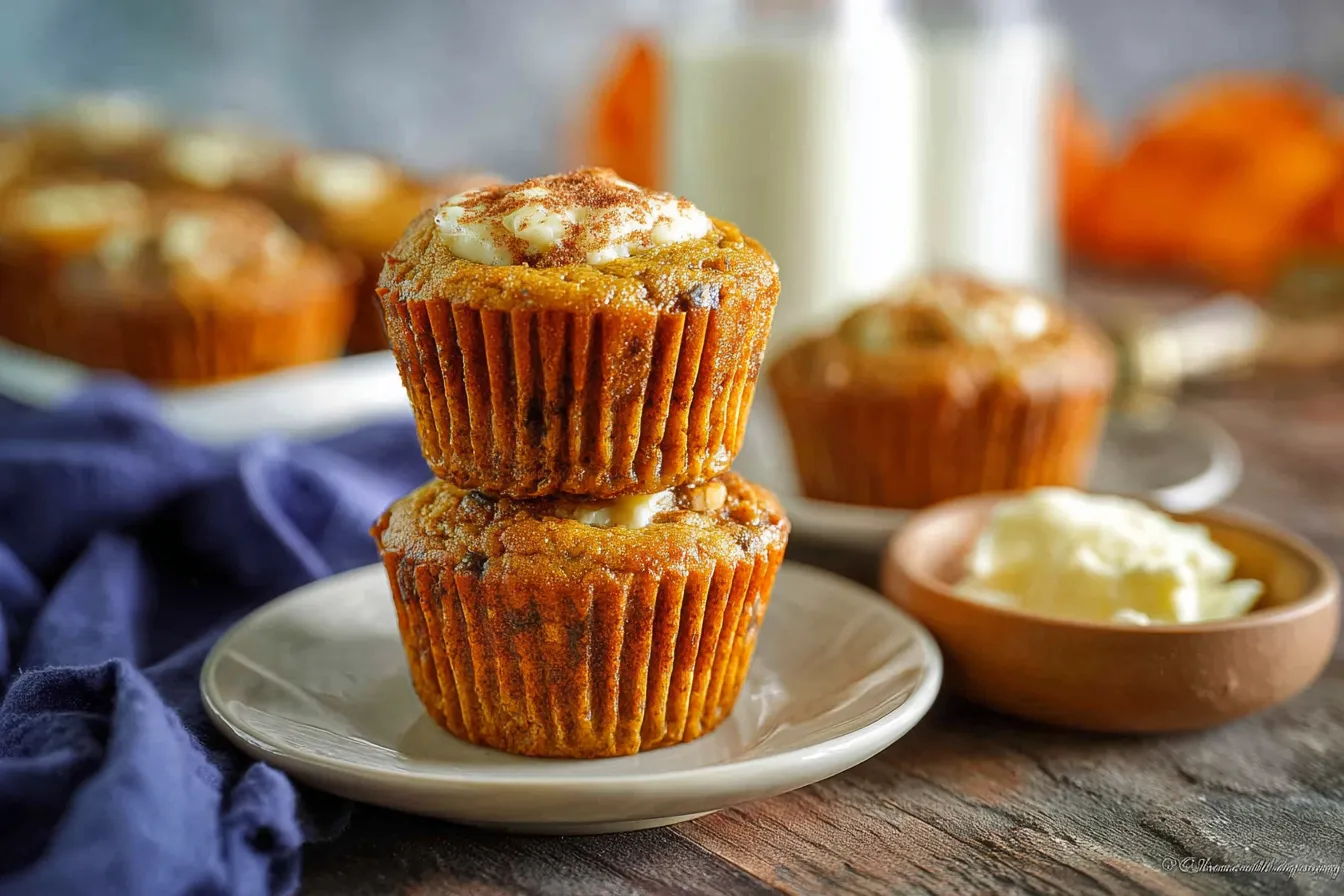 Pumpkin Cream Cheese Muffins