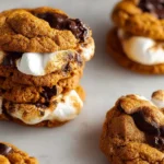 Pumpkin S’mores Cookies