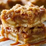 Salted Caramel Apple Pie Bars