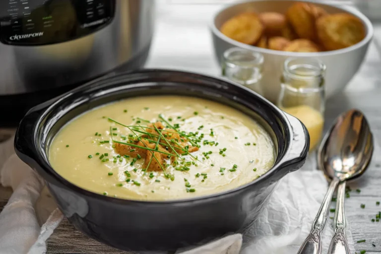 Slow Cooker Potato Leek Soup
