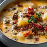 Creamy Cheeseburger Soup Recipe