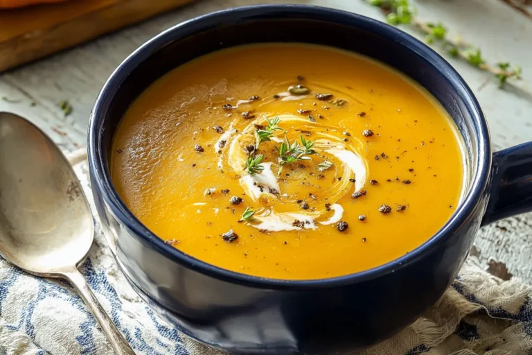 Creamy Crock Pot Butternut Squash Soup