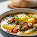 Creamy Spicy Sausage and Potato Soup