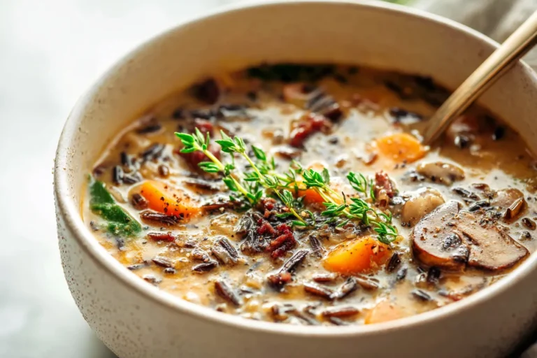 Easy Cozy Wild Rice Soup