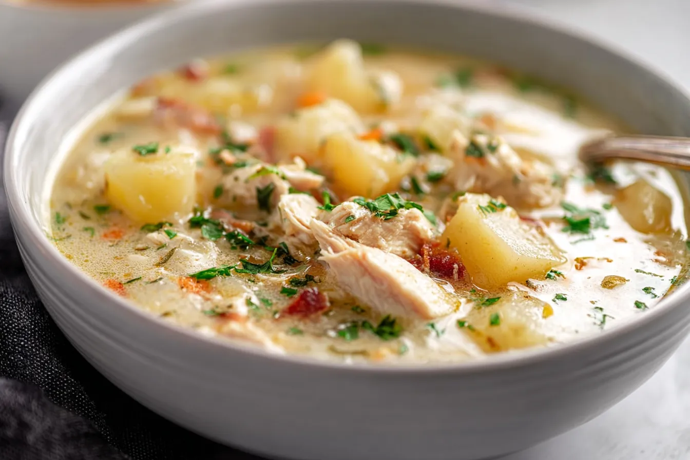 Easy Homemade Chicken Potato Soup