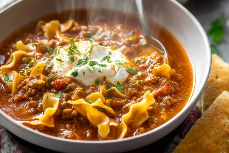 Easy Lasagna Soup