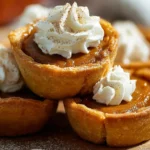 Easy Mini Pumpkin Pies with Flaky Crust