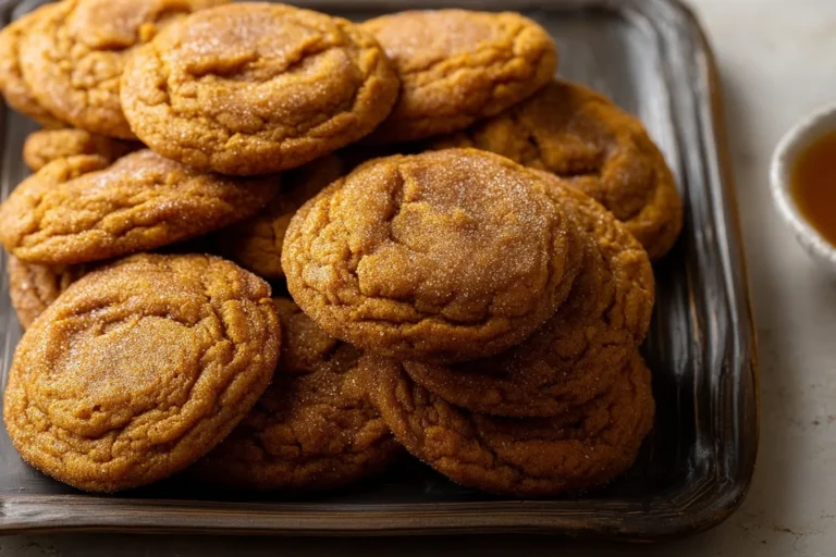 Easy One Bowl Maple Pumpkin Cookies