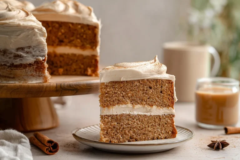 Easy One Layer Chai Cake