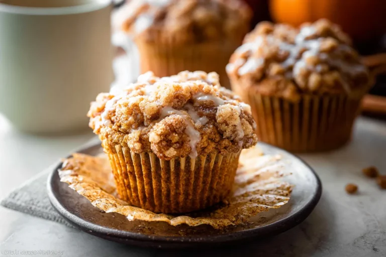 Easy Pumpkin Coffee Cake Muffins
