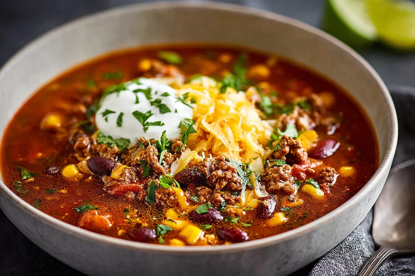 Easy Taco Soup Recipe