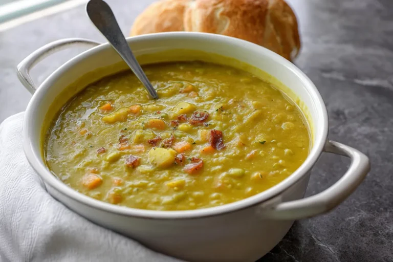 Hearty High Protein Split Pea Soup