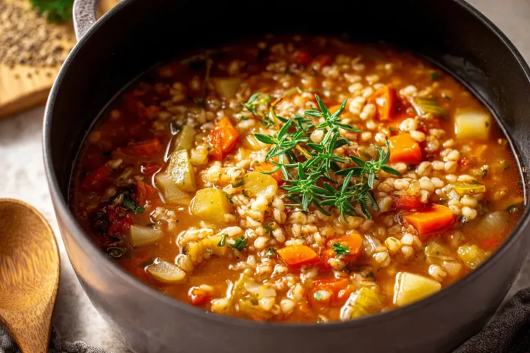 Hearty Vegetable Barley Soup