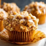 Pumpkin Spice Muffins with Buttery Crumble