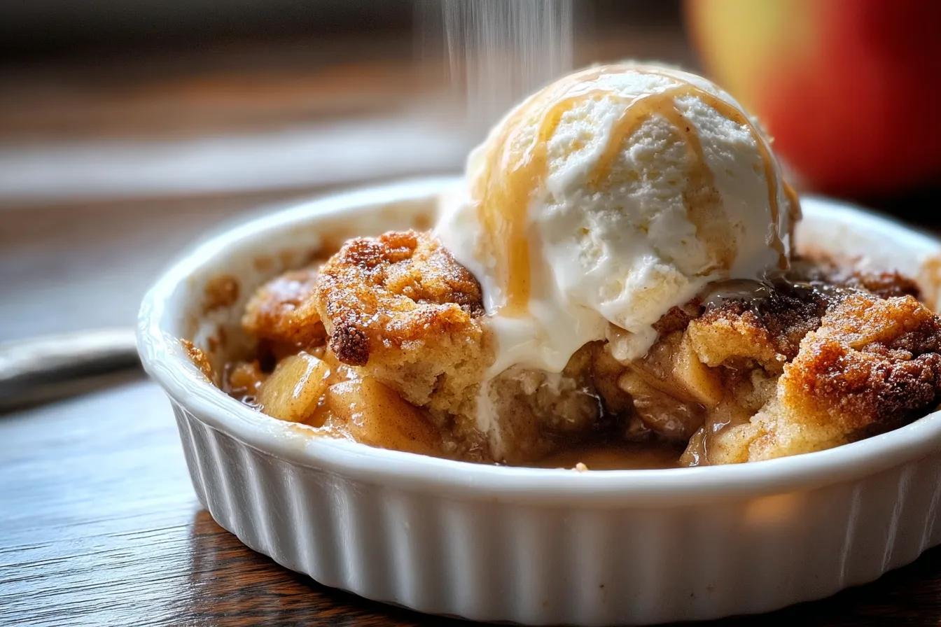 The Best Cinnamon Spiced Apple Cobbler