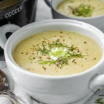 The Best Slow Cooker Potato Leek Soup
